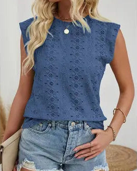 Jacquard Casual Top