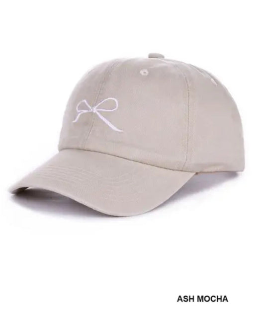 Bow Emb. Hat