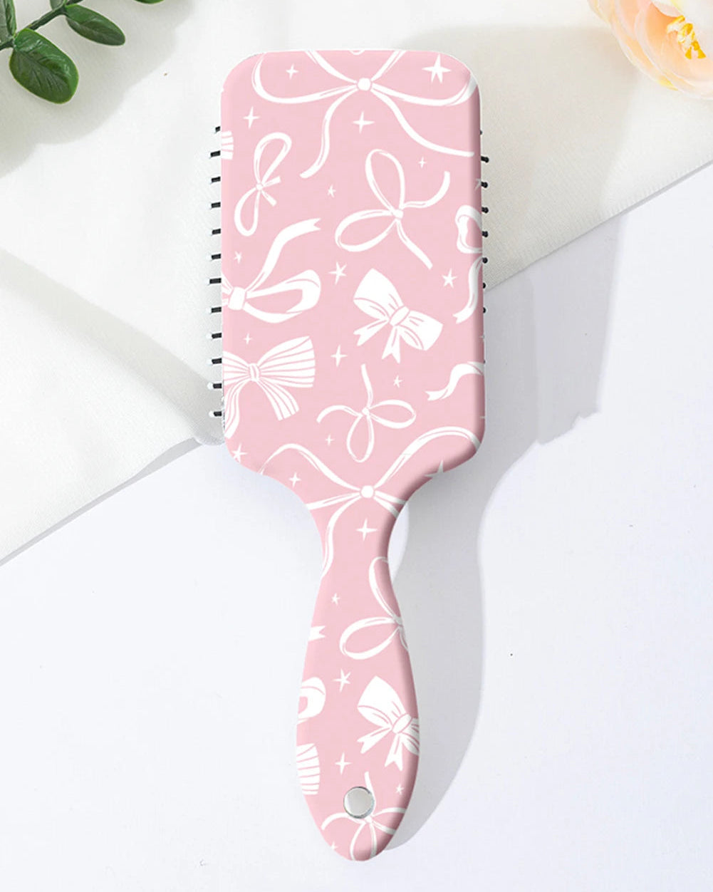 Pink Bow Printed Brush