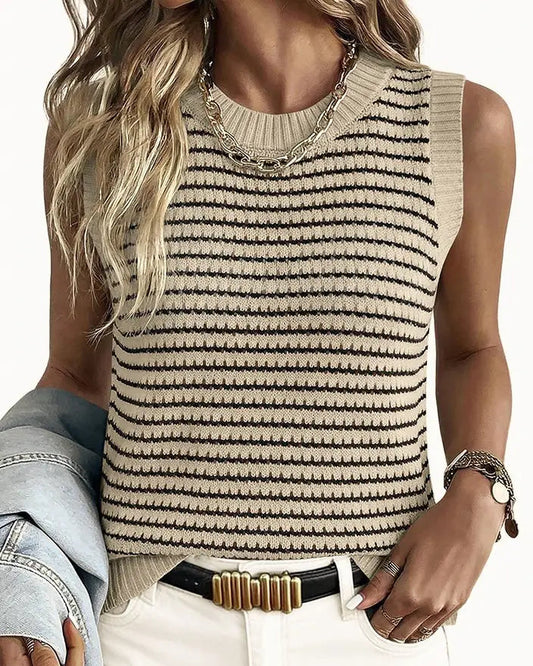 Striped Knit Tank