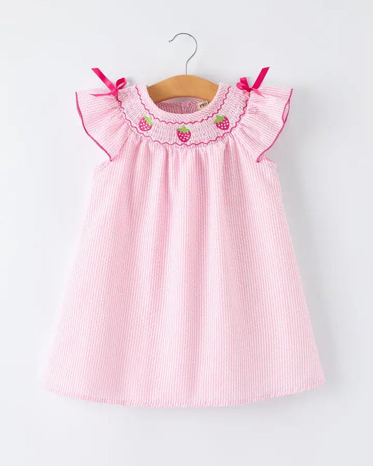 Strawberry Smocked Dress