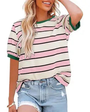 Striped Colorblock Tee