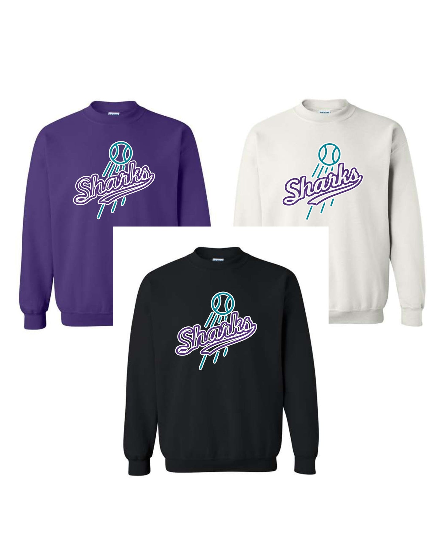 3 Color Shark Logo SS