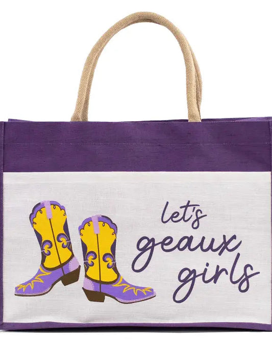 LSU Juco Pocket Tote