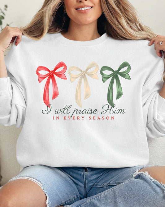 Will Praise in Any Season White SS