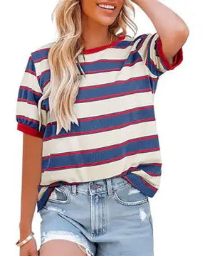 Striped Colorblock Tee