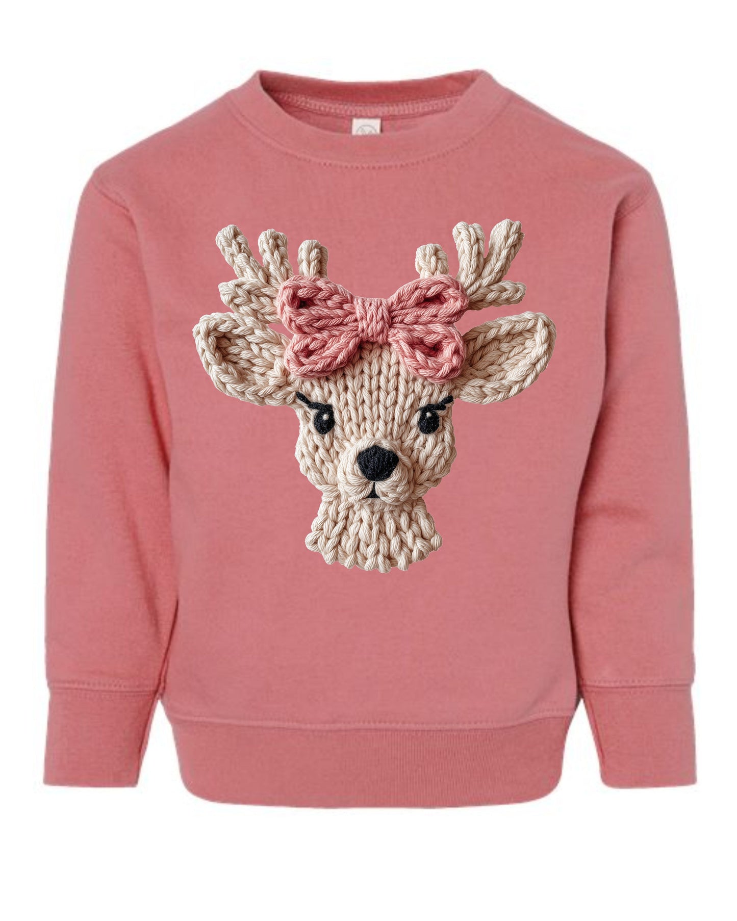 Deer Faux Yarn Mauve SS