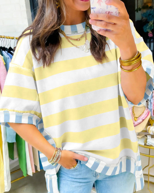 Oversized Stripe Top