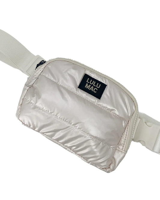 Lulu Mac Metallic Puff Belt Bag