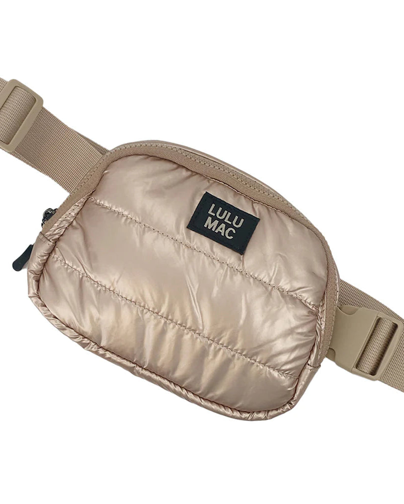 Lulu Mac Metallic Puff Belt Bag