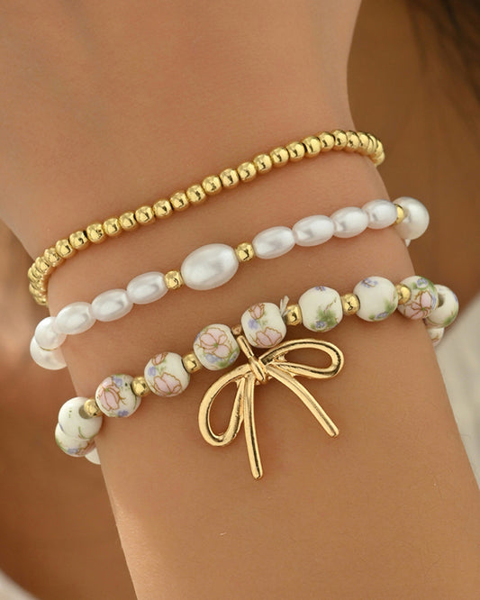 Triple Layered Bracelet Set