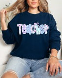 Teacher Floral Font SS