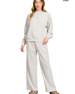 Scuba Crewneck Pants Set