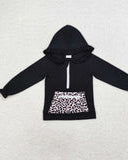 Ruffle Leopard Hoodie