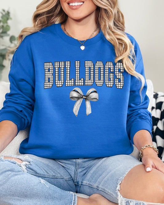 Gingham Bulldogs Sweatshirt